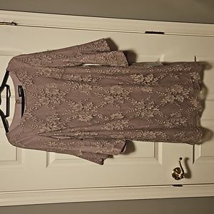 Nine West Bell Sleeve Lace Dress